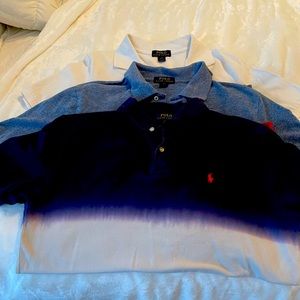 3 boys polo shirts size